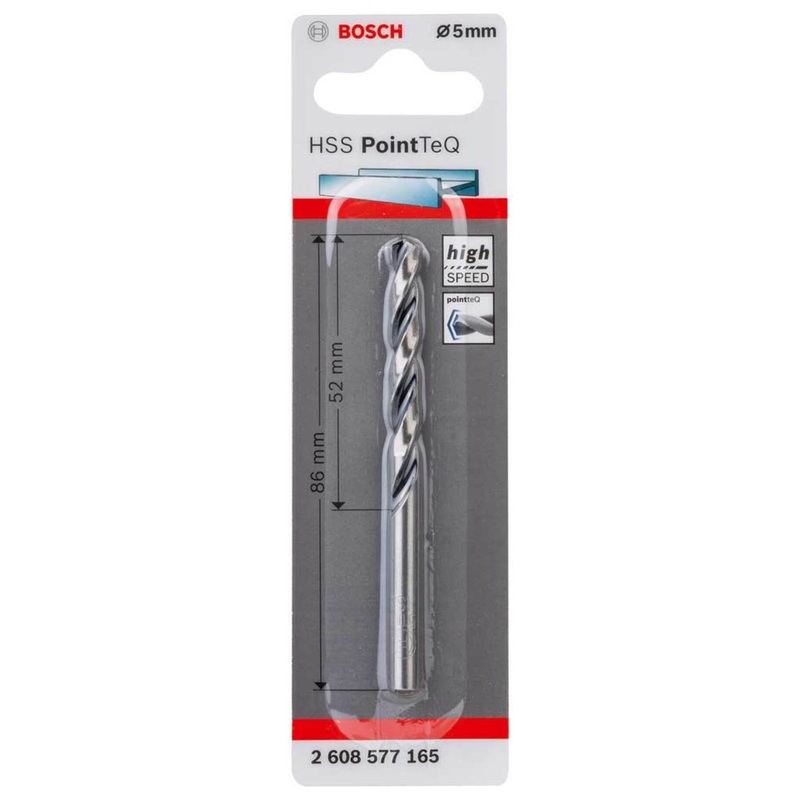 BOSCH HSS POINTTEQ DRILL BIT 5MM