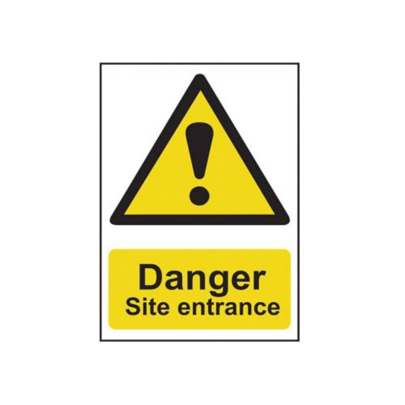 Danger Site entrance – PVC (400 x 600mm)
