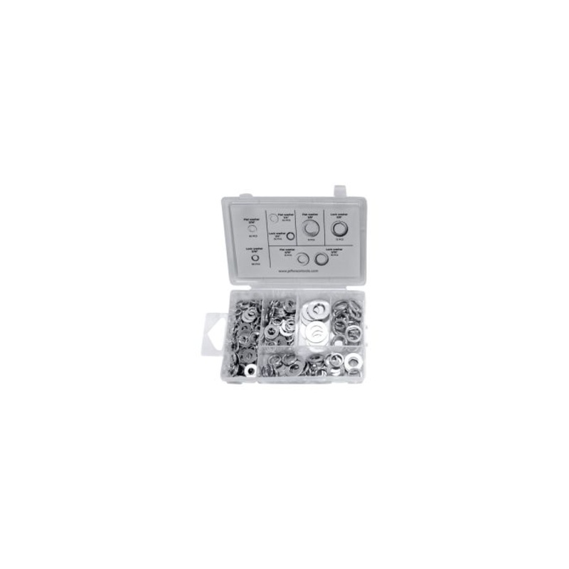 JEFFERSON 250PC FLAT AND SPRING WASHER ASSORTMENT