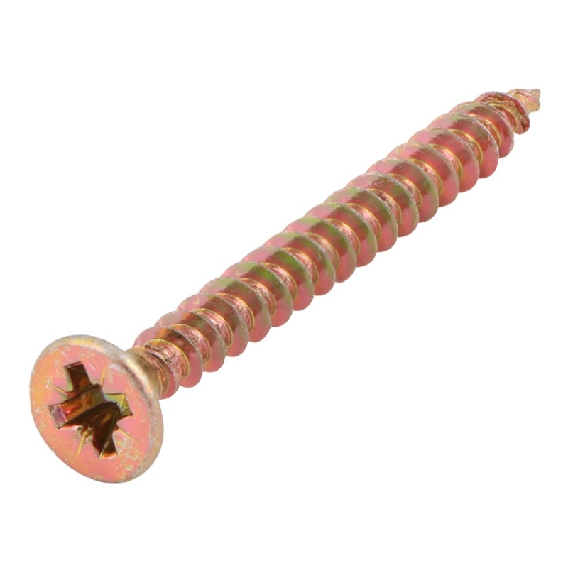 M4.5X40 YELLOW POZI CHIPBOARD SCREW 200BOX FT