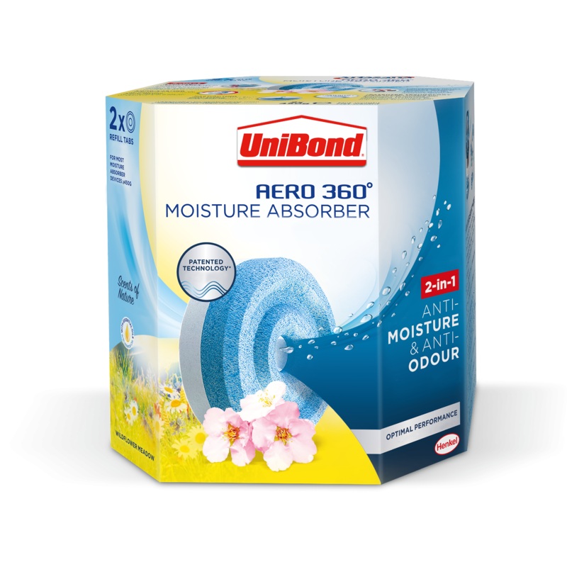 UNIBOND AERO 360 REFILL (2 X 450G)  Flower Meadow