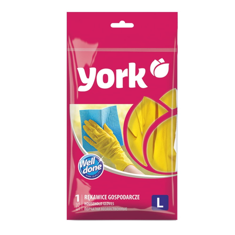 YORK HOUSEHOLD GLOVES|M|L