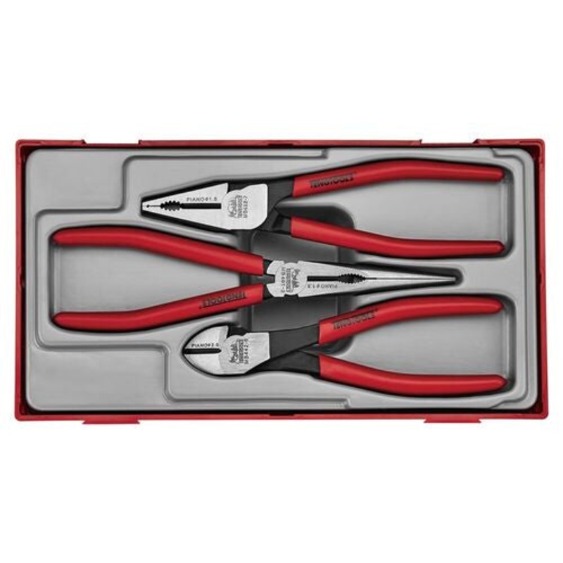 TENG TOOL PLIER SET VINYL GRIP TT1 3 PIECES