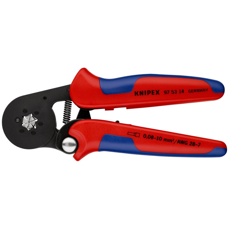 Knipex Crimping Pliers for Wire Ferrules Self-Adjusting with Lateral Access 180mm – 97 53 14