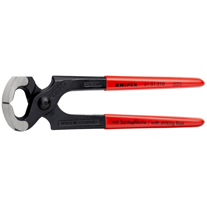Knipex Hammerhead Style Carpenters’ Pincers – 51 01 210
