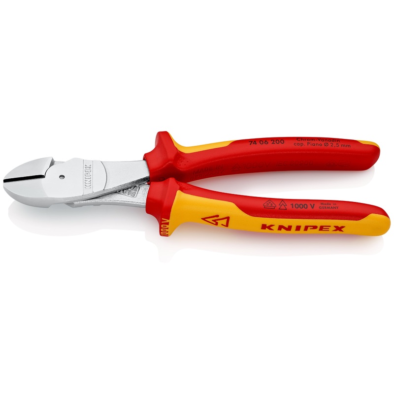 Knipex High Leverage Diagonal Cutter 200mm – 74 06 200