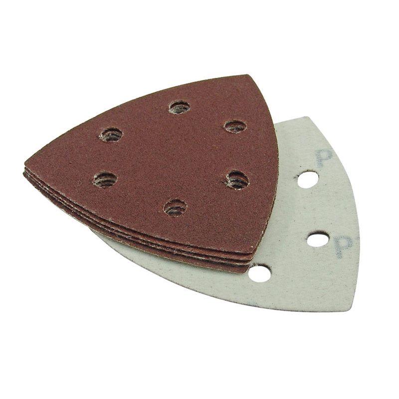 Smart Trade 93mm 60 Grit Triangular Sanding Sheets – 5pk – HS06005