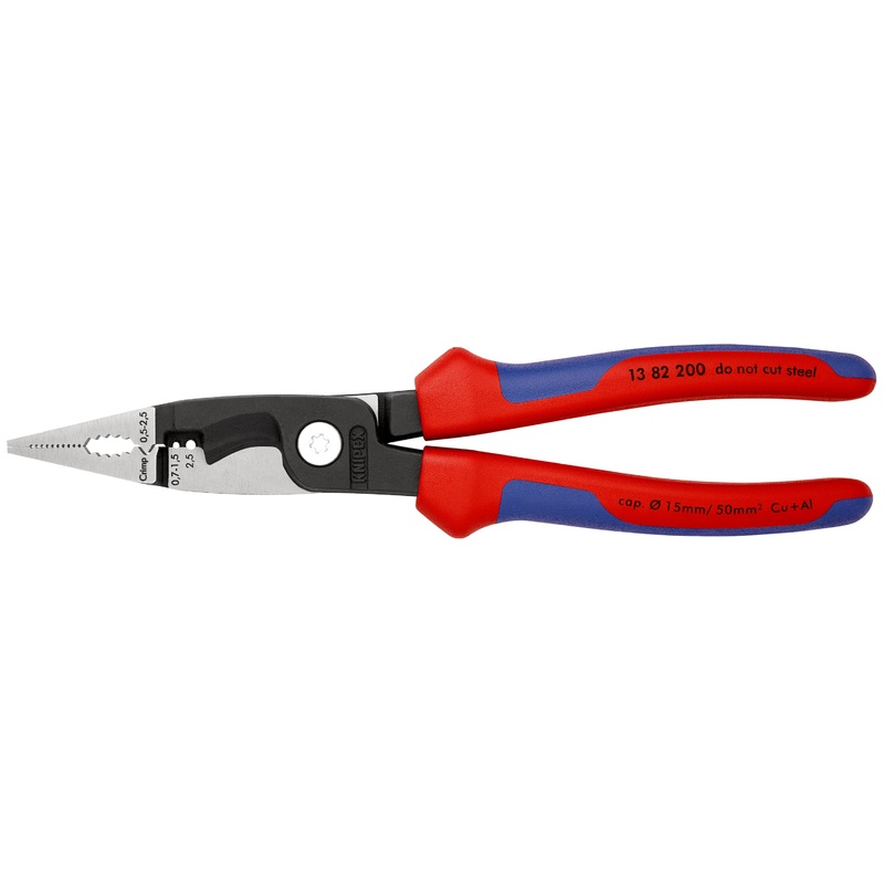 Pliers for Electrical Installation Multi Component Grips 200mm – 13 82 200