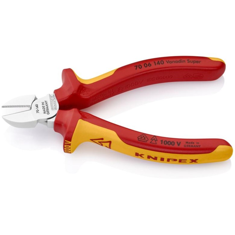Knipex  5 1/2 Diagonal Cutters-1000V Insulated – 70 06 140