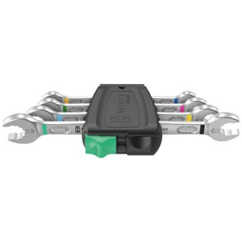 Wera 6005 Joker 4 Set 1 Double-ended open ring spanner set 4-piece 6 – 12 mm