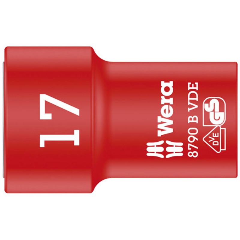 Wera Tools 8790 B VDE SOCKET 3/8 DRIVE 17.0/46 ZYKLOP