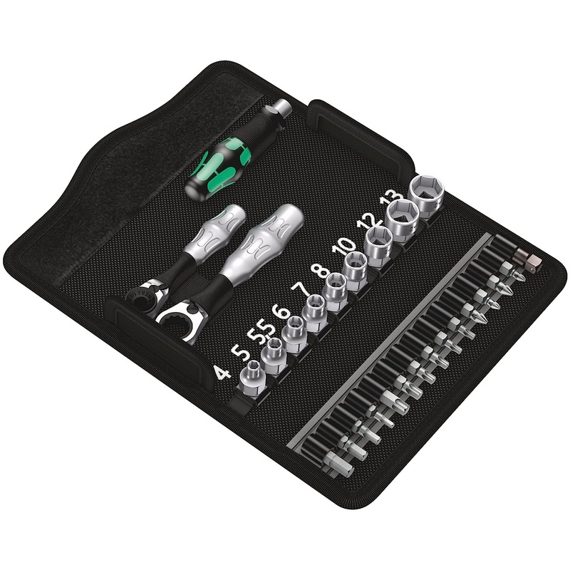 Wera Tools KK SHALLOW SOCKET SET 1/4 METRIC ZYKLOP MINI 2