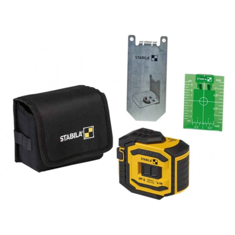 Cross line plumb laser LAX 300 G, Set 4 pieces