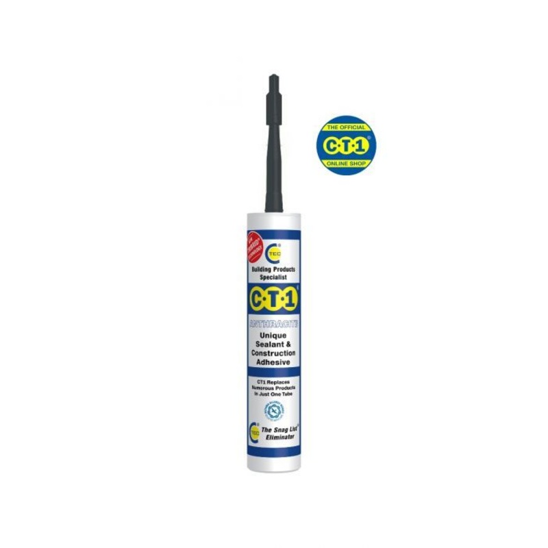 CT1 Anthracite Sealant and Adhesive 290ml Cartridge