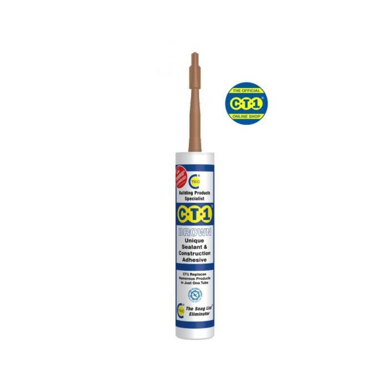 CT1 Brown Sealant and Adhesive 290ml Cartridge