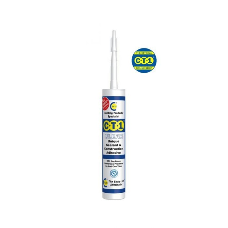 CT1 Clear Sealant and Adhesive 290ml Cartridge