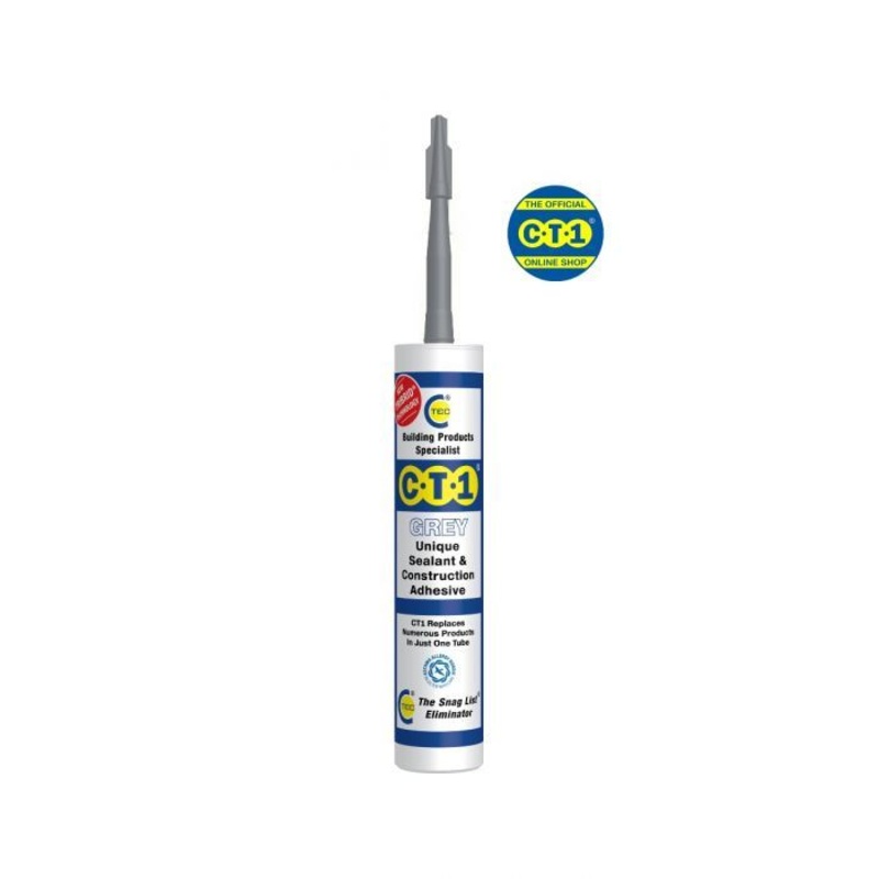 CT1 Grey Sealant and Adhesive 290ml Cartridge
