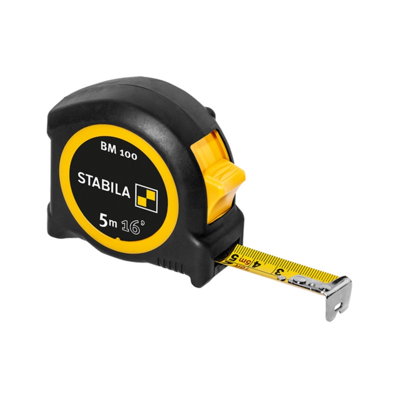 Stabila Pocket tape BM 100, 5m cm+inch