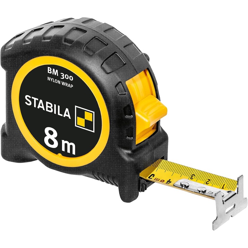 Stabila Pocket tape  BM 300, 8m, cm+inch