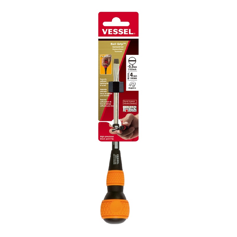 Vessel Ball Grip Screwdriver No.220 – 5.5×100