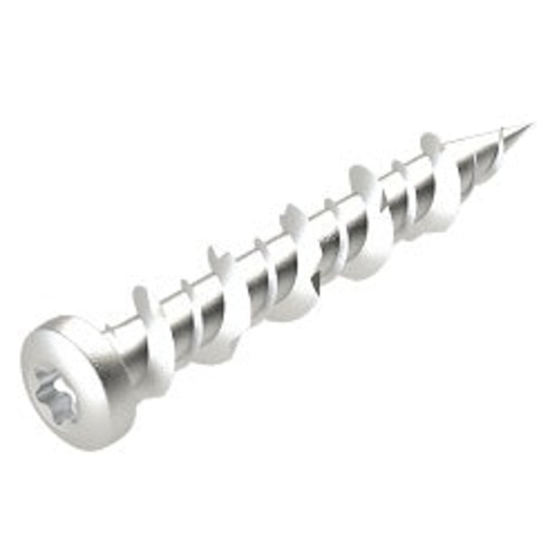 Wall Bite 6.5×38 White Screw