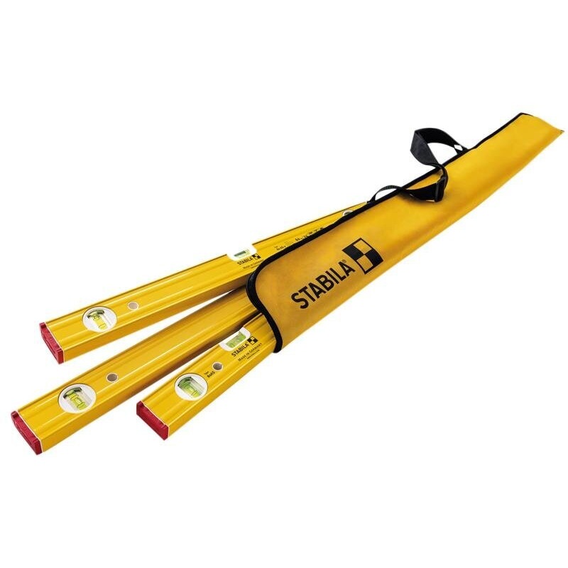 Stabila PRO SET 80AS spirit levels, 120cm / 60cm / 30cm / case