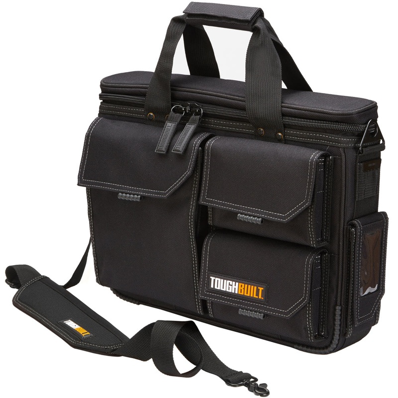ToughBuilt TB-EL-1-M2 Quick Access Laptop Bag + Shoulder Strap – Medium