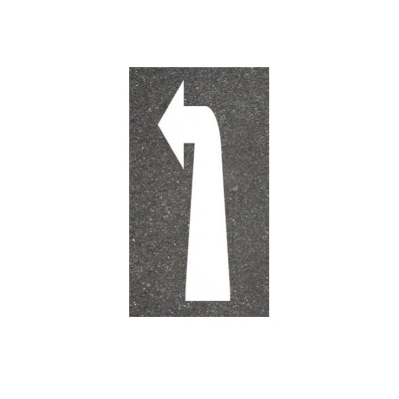 Thermoplastic Left Arrow Road Markings (1.2m)