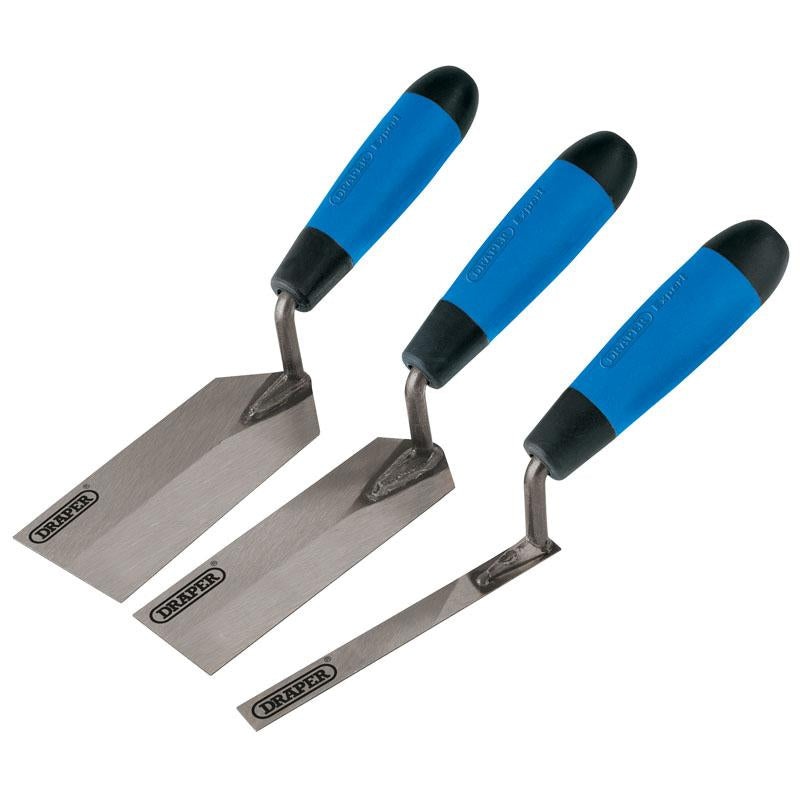 Draper Edging Pointing Trowel Set (3 Piece)