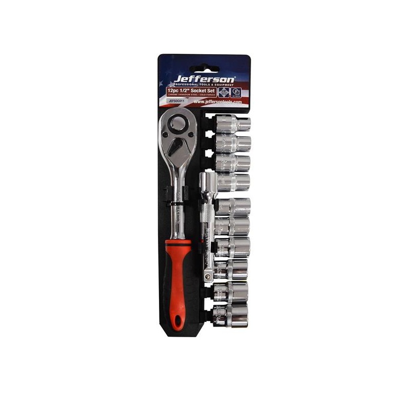 Jefferson 1/2 Socket Set (12 Piece)