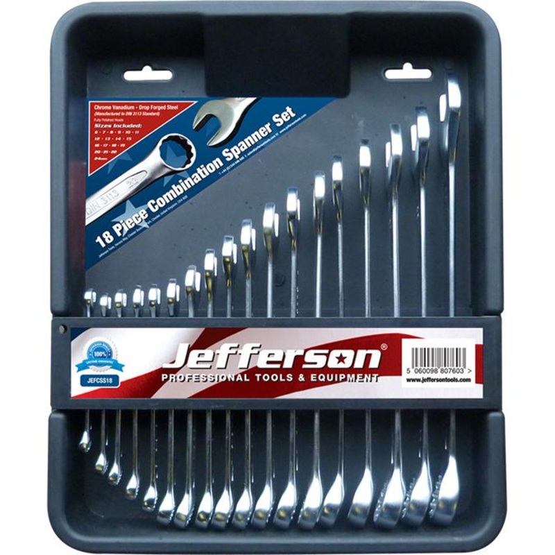 Jefferson 18-Piece Combination Spanner Set