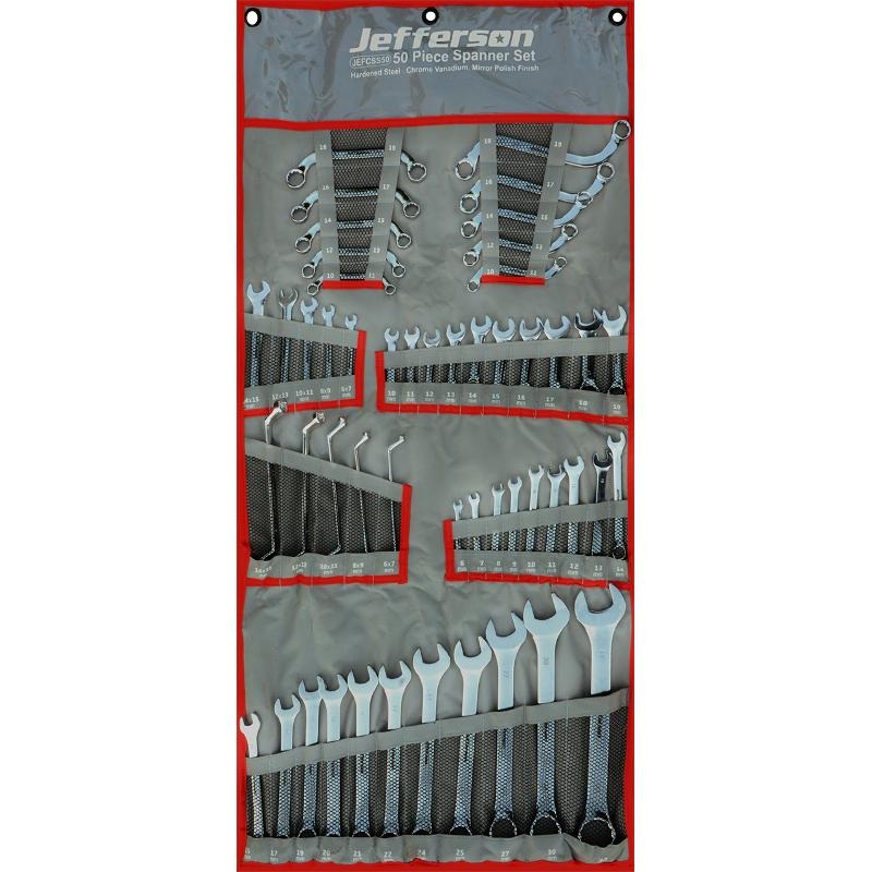 Jefferson 50-Piece Combination Spanner Set