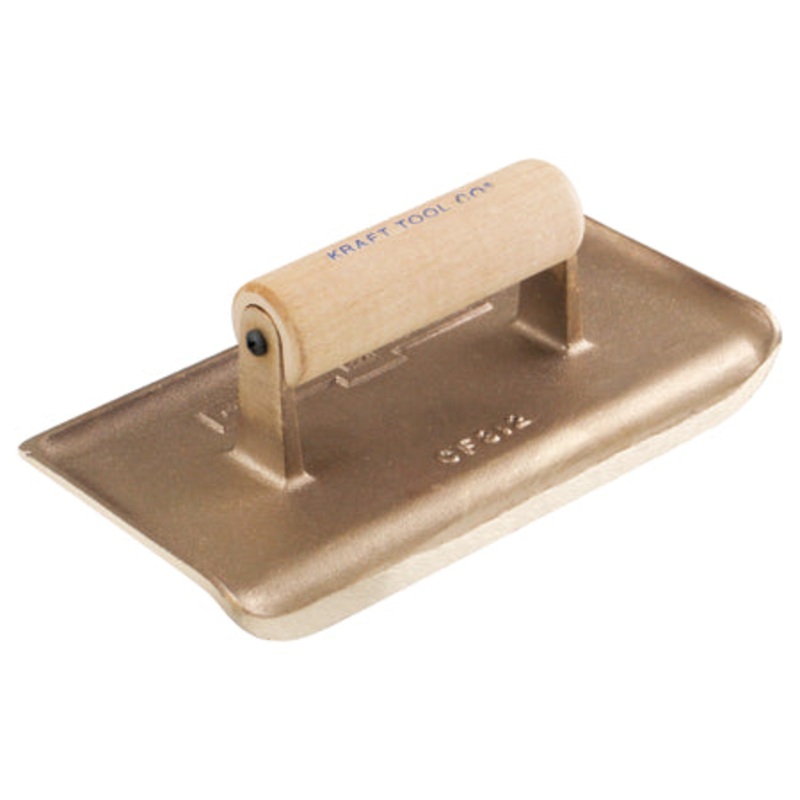 Kraft 9 x 4 1/4R Jumbo Bronze Edger with Wood Handle