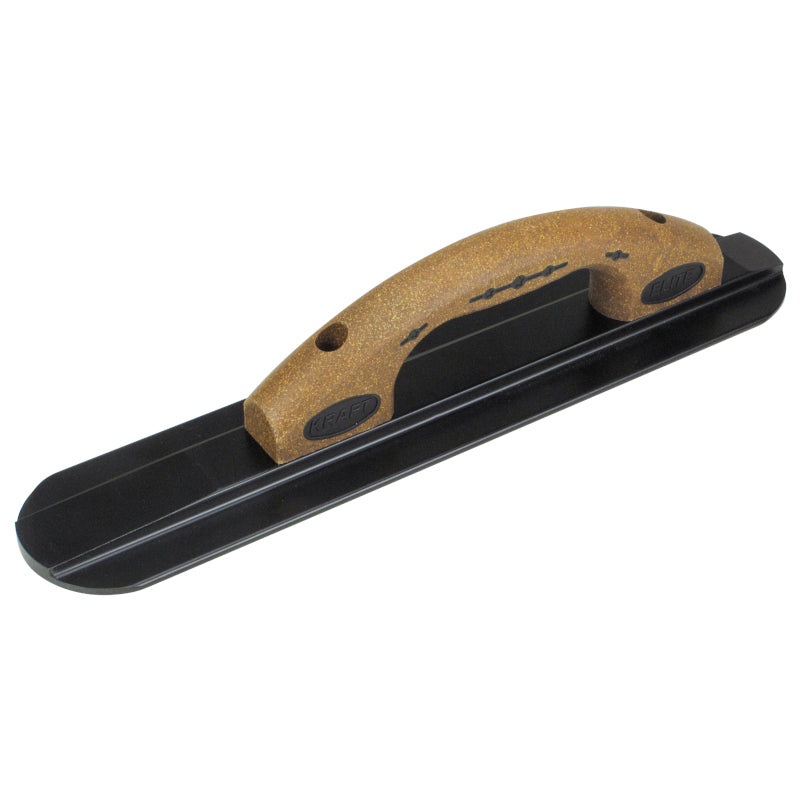 Kraft 12 x 3-1/4 Elite Series Five Star Round End Magnesium Float with Cork Handle CFE072K