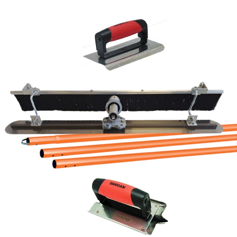 Bullfloat Kit Fresno With Brush and FREE Groover & Edger Trowels