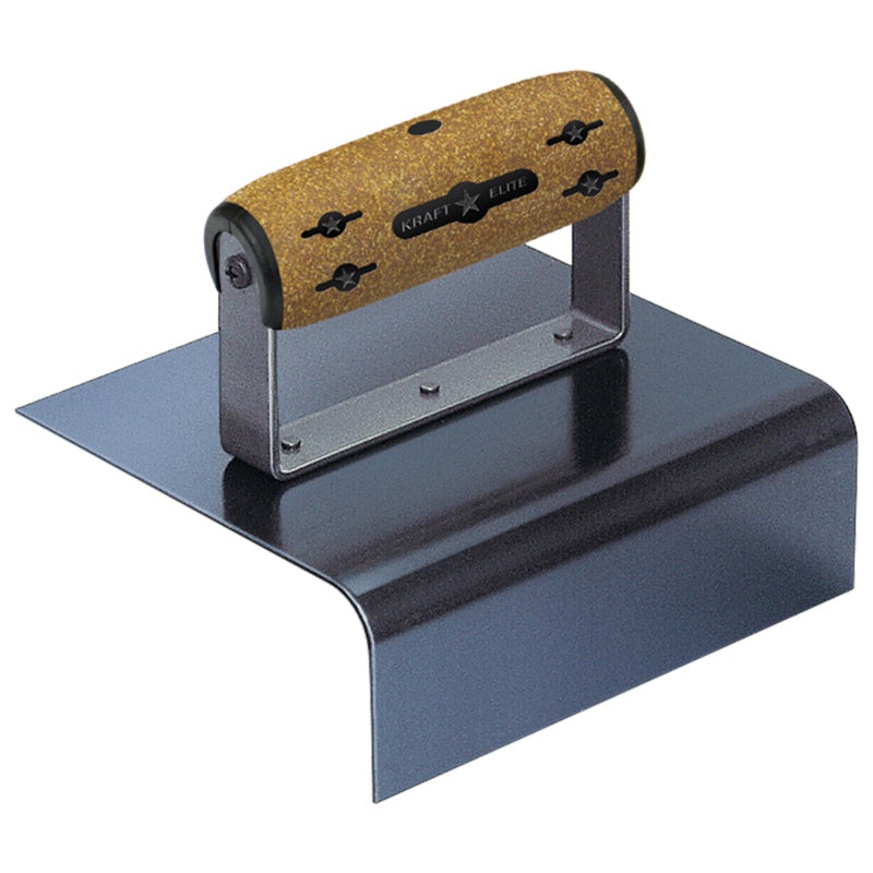 Kraft 6 x 5 x 2 Elite Series Five Star Blue Steel Outside Step Tool with Cork Handle