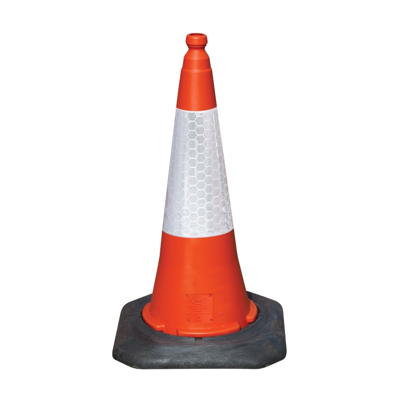 JSP Dominator 75cm Road Traffic Cone with Sealbrite Sleeve