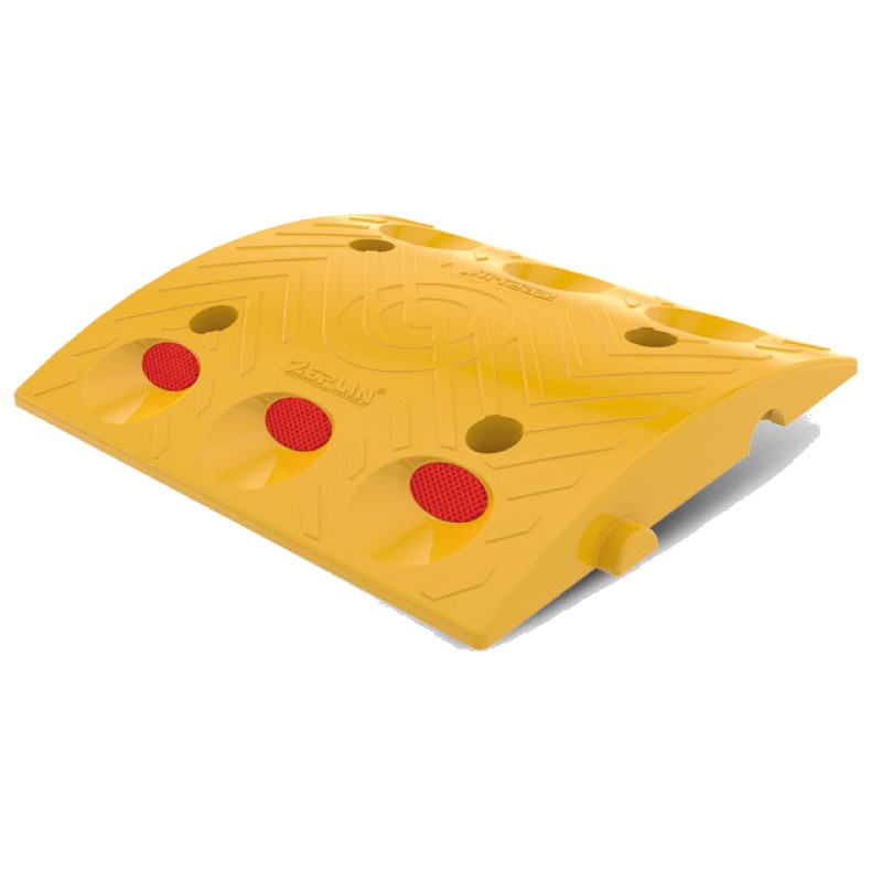Yellow Cats Eyes Speed Bump/Ramp 45x500x500mm