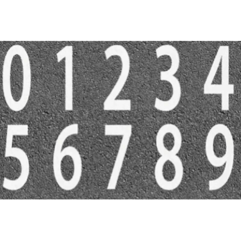 Thermoplastic Numbers|0|1|2|3|4|5|6|7|8|9