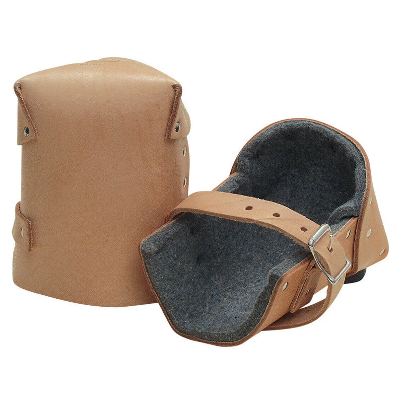 Kraft 1/2 Thick Felt Leather Knee Pads (Pair)