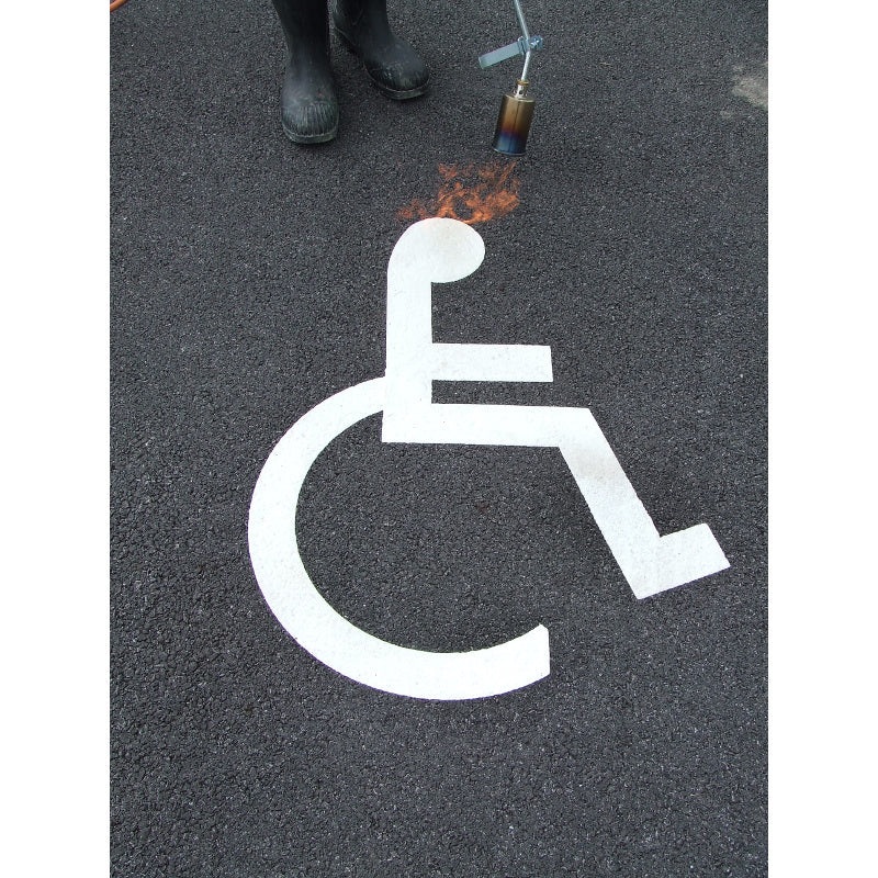 Thermoplastic Disabled Parking Symbols (1.2m)