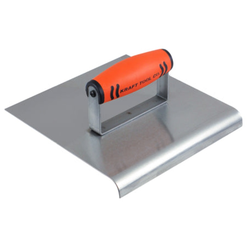 KRAFT 8 x 8 1/2R 3/4L Stainless Steel Edger with ProForm Handle
