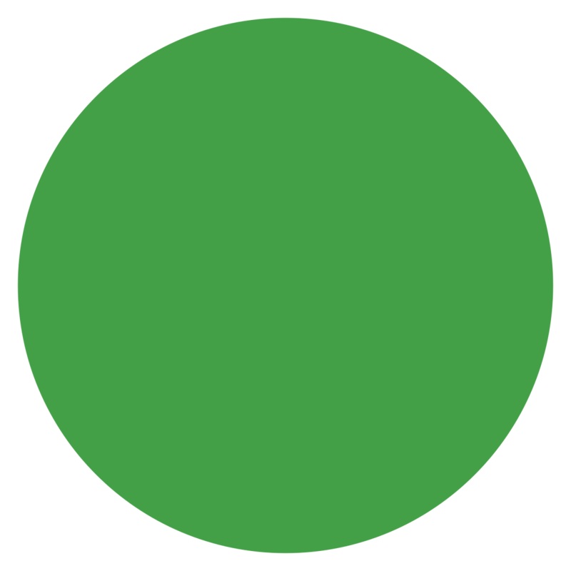 THERMOPLASTIC 1500mm DIAMETER GREEN DOT