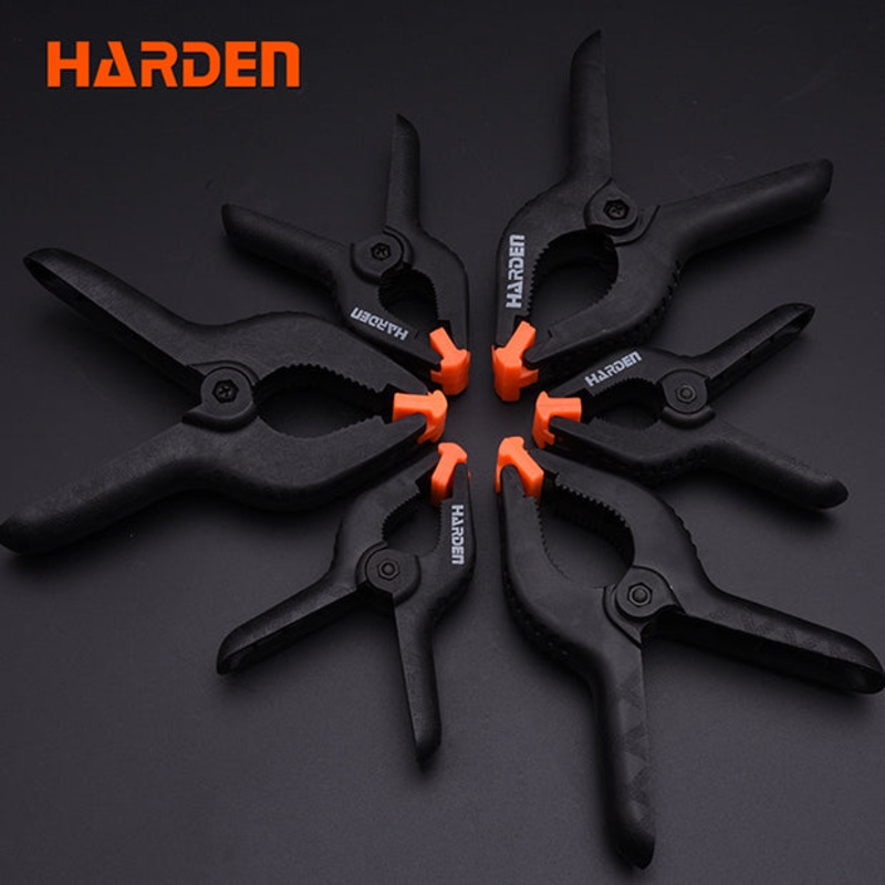 6 Piece x 4 Spring Clamp Set