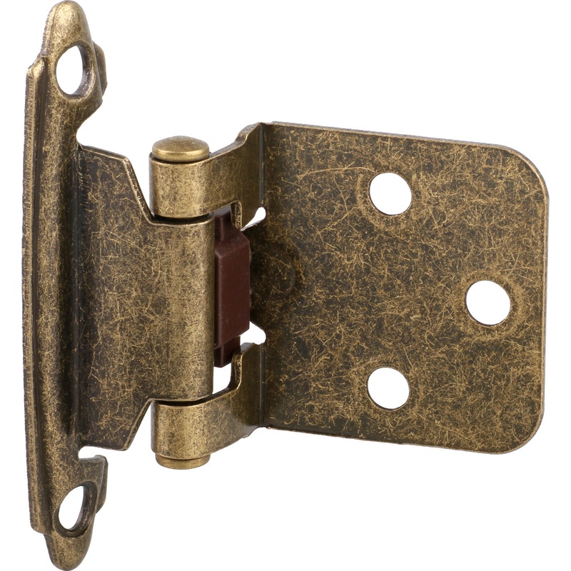 Self Closing Hinge|2 Pack Antique Bronze|2 Pack Brass Plated|2 Pack Nickle Plated|2 Pack White