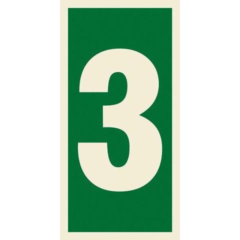 Marine Safety Sign, IMO Life Saving App. Symbol: Number 3