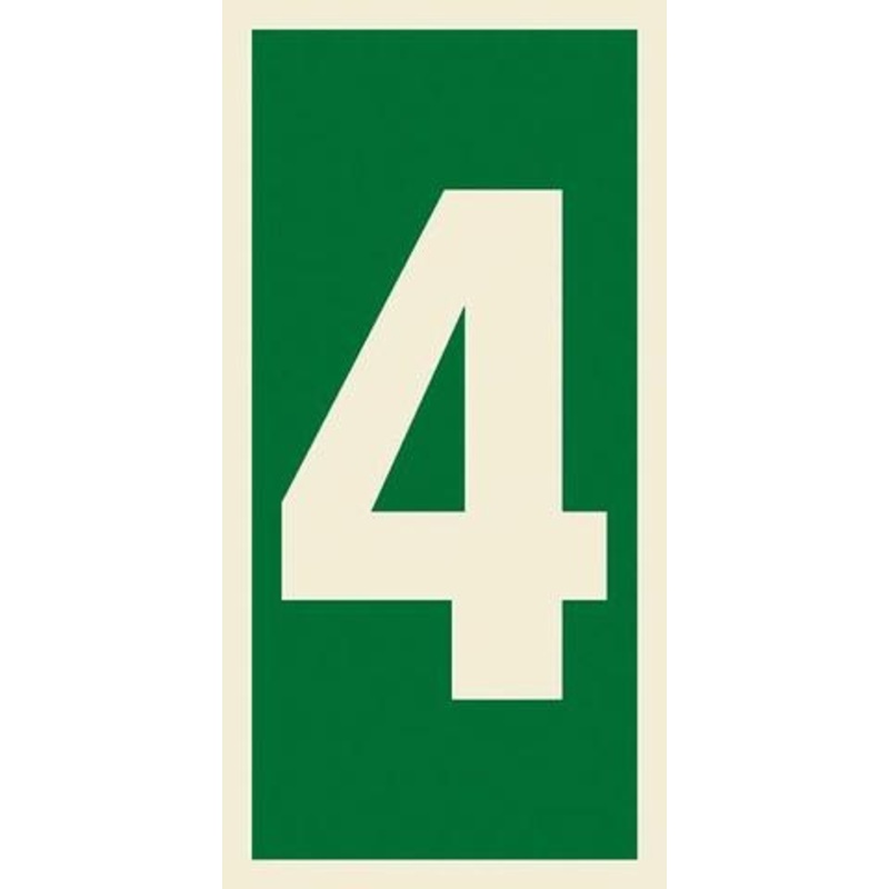 Marine Safety Sign, IMO Life Saving App. Symbol: Number 4