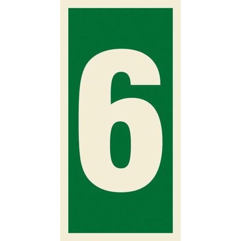Marine Safety Sign, IMO Life Saving App. Symbol: Number 6