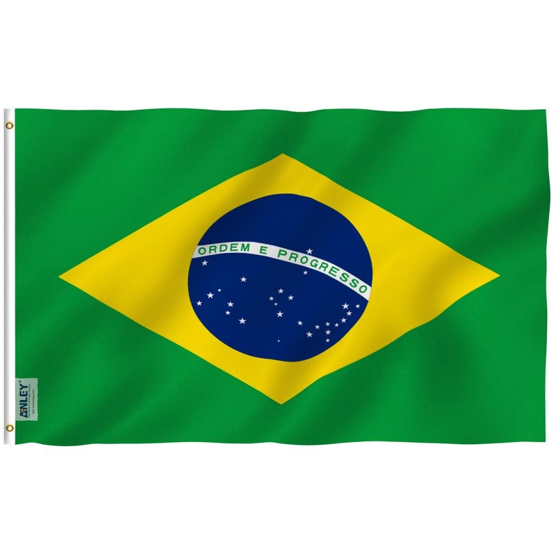 Anley – Brazil Polyester Flag – 3′ x 5′