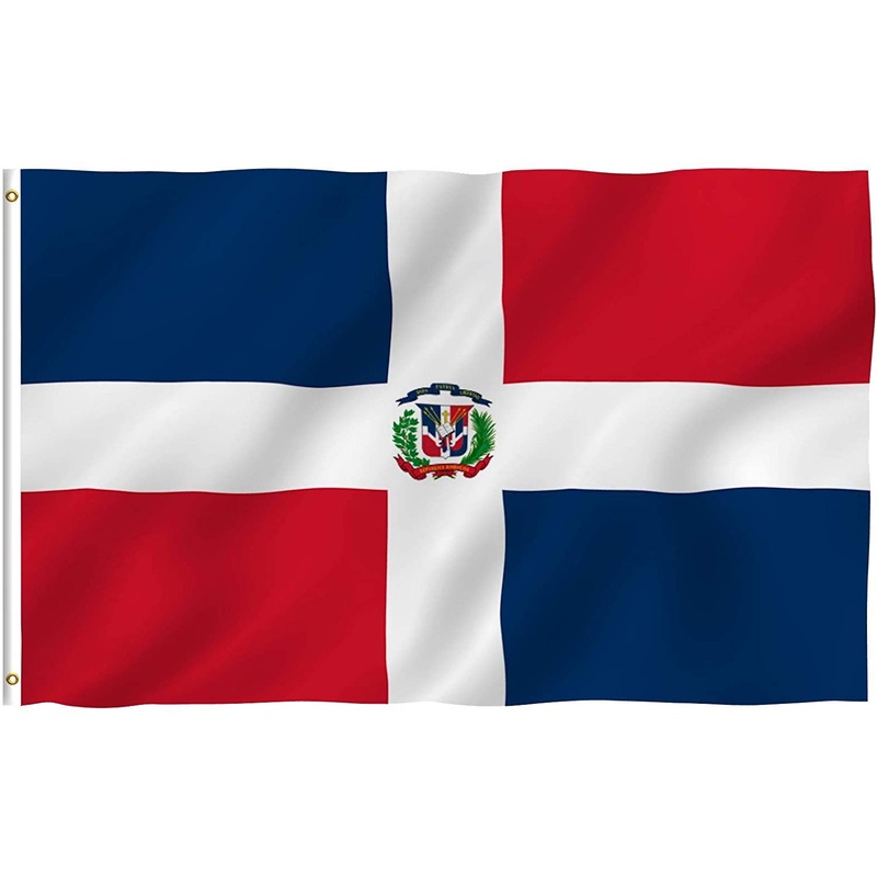 Anley – Dominican Republic Polyester Flag – 3′ x 5′